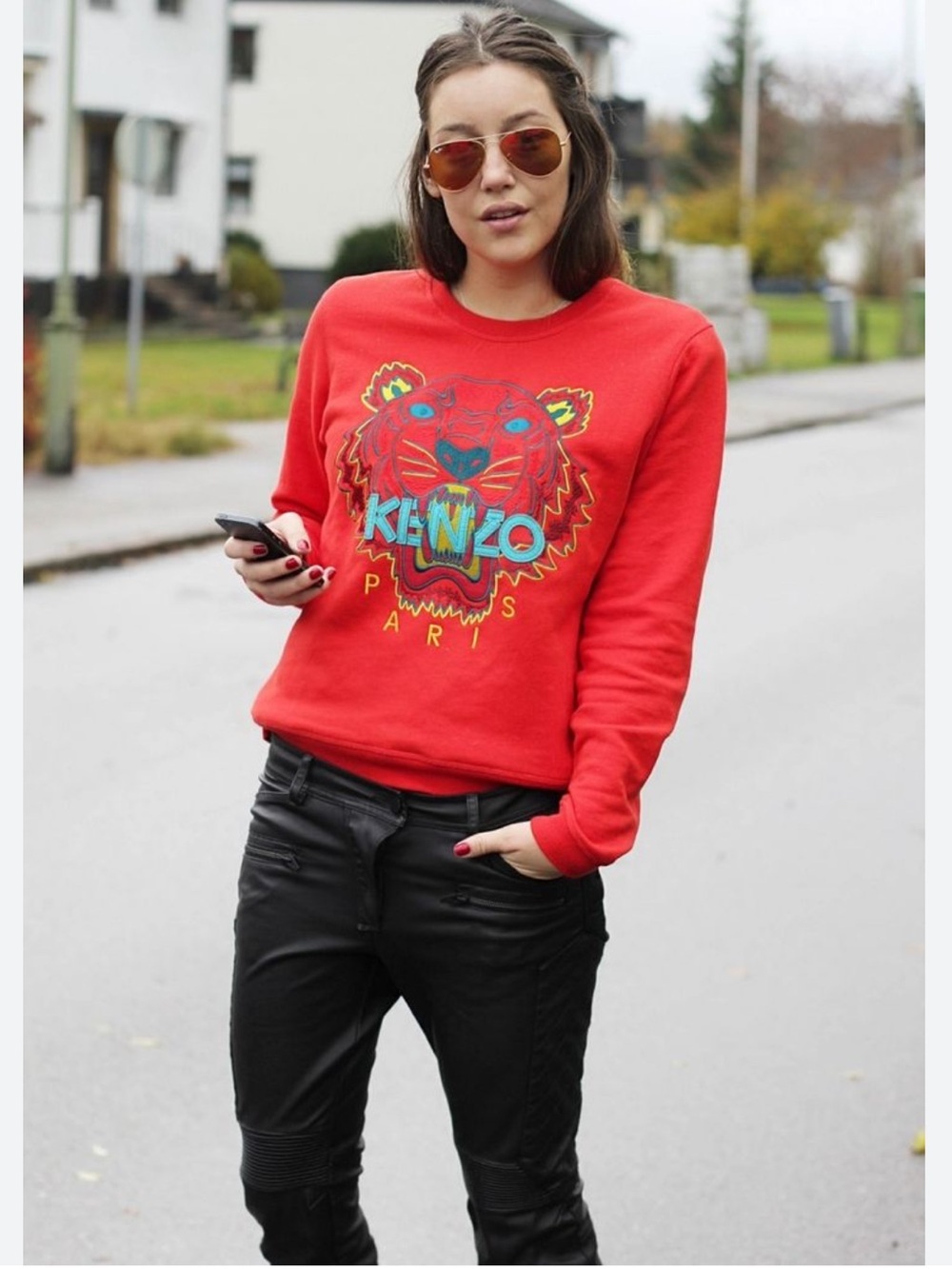 Kenzo Red Tiger Crew Neck